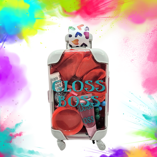 Gloss BOSS Kid Popping Mini Suitcase