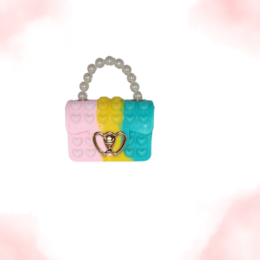 Gloss Boss Heart Pearl Pop It Purse