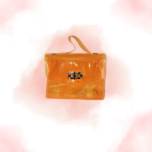 Neon Orange Purse